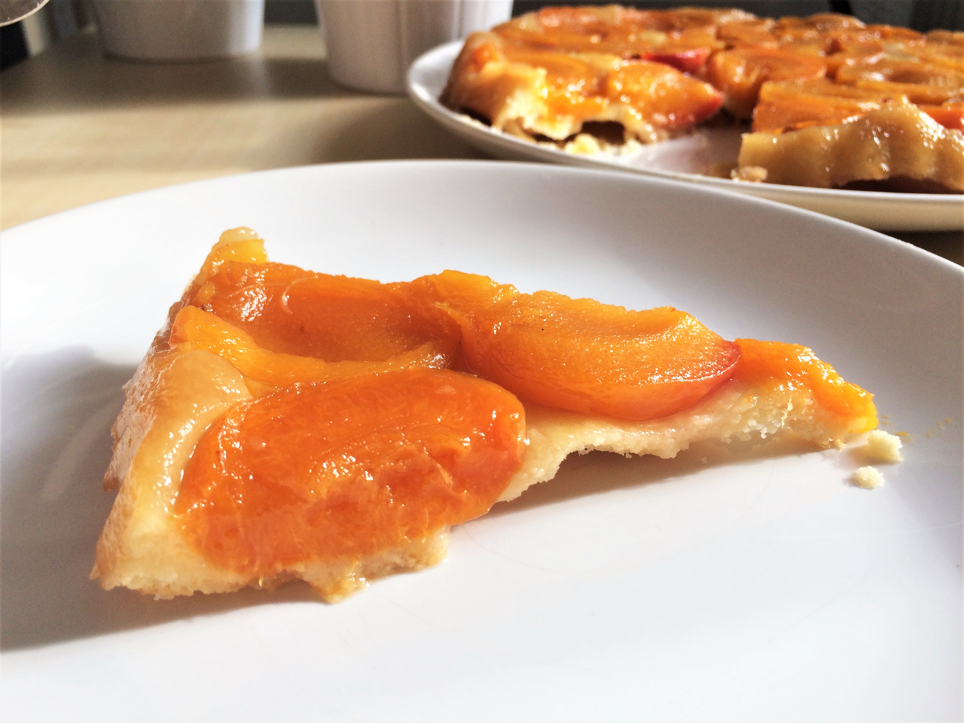 upside down – apricot tarte tatin