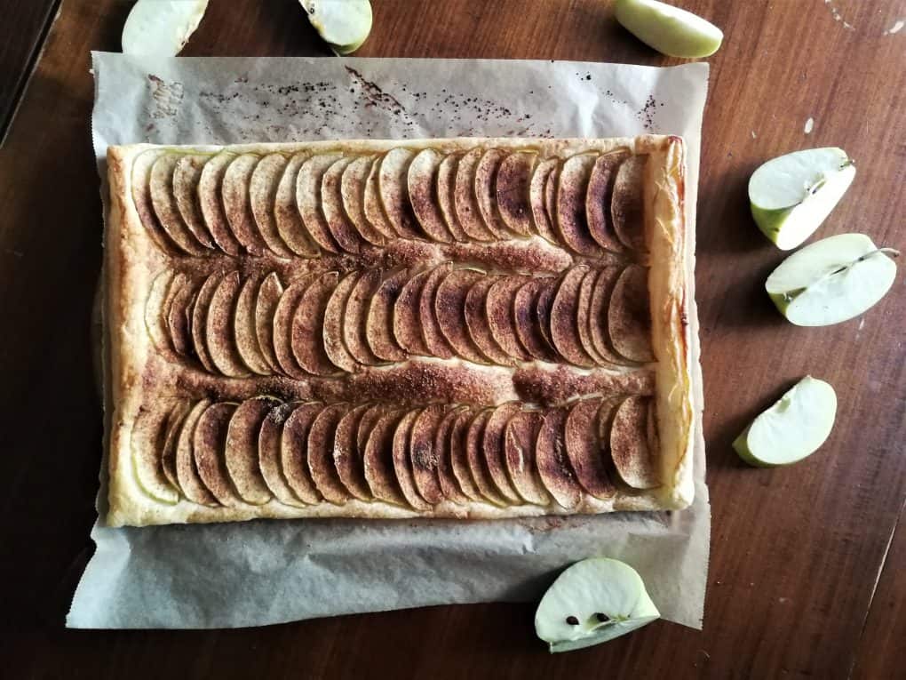 ciasto francuskie jabłka